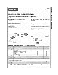 DataSheet FDP15N50 pdf